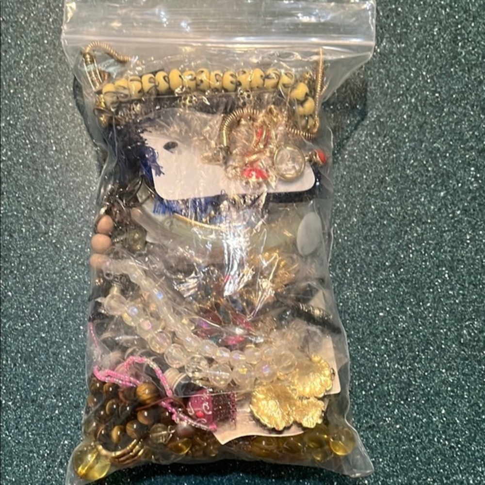 Assorted Jewelry Beads and Charms craft lot